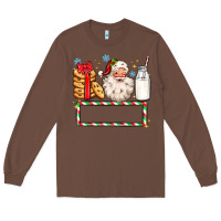 Chestnut christmas santa custom name Long Sleeve Tee - MaliasSmallBusiness