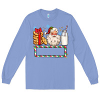 Colony Blue christmas santa custom name Long Sleeve Tee - MaliasSmallBusiness