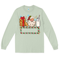 Matcha christmas santa custom name Long Sleeve Tee - MaliasSmallBusiness