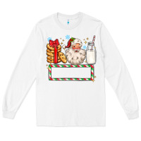 White christmas santa custom name Long Sleeve Tee - MaliasSmallBusiness