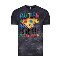 Cloud Black autism is my super power Vintage Tee - MaliasSmallBusiness