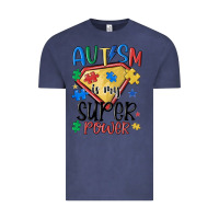 Vintage Denim autism is my super power Vintage Tee - MaliasSmallBusiness