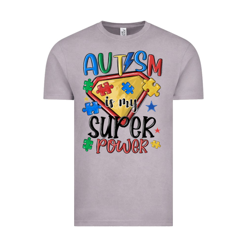Autism Is My Super Power Vintage Tee by MaliasSmallBusiness | Teevron