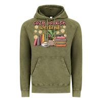 Vintage Olive cozy bookish weekend Vintage Hoodie - MaliasSmallBusiness