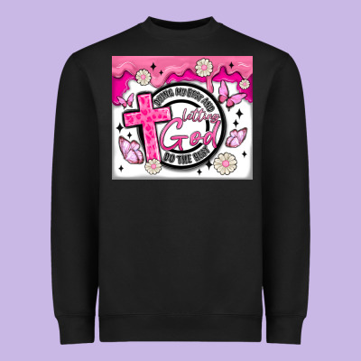 Doing My Best And Letting God Heavyweight Sweatshirt Designed By Maliassmallbusiness