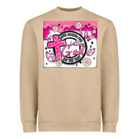 Mushroom doing my best and letting god Heavyweight Sweatshirt - MaliasSmallBusiness