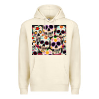 Sandshell cinco de mayo skull Premium Hoodie - CowGirlArtShop