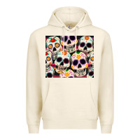 Tofu cinco de mayo skull Premium Hoodie - CowGirlArtShop