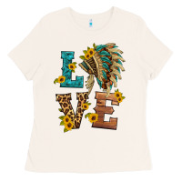 Bone love indian headdress Ladies Tee - HRA Design Shop