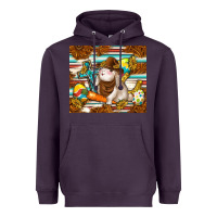 Plum western bunny Heavyweight Hoodie - TumblerDesignByShophia