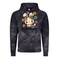 Cloud Black bloom bestie cat Vintage Hoodie - MaliasSmallBusiness