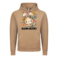 Vintage Coffee bloom bestie cat Vintage Hoodie - MaliasSmallBusiness