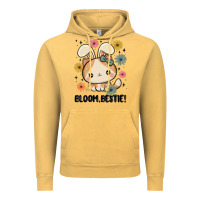 Vintage Mustard bloom bestie cat Vintage Hoodie - MaliasSmallBusiness