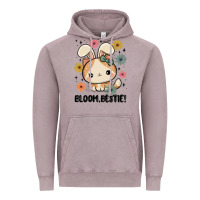Vintage Zinc bloom bestie cat Vintage Hoodie - MaliasSmallBusiness
