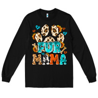 Black fur mama Long Sleeve Tee - MaliasSmallBusiness