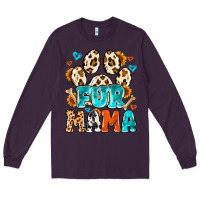 Plum fur mama Long Sleeve Tee - MaliasSmallBusiness