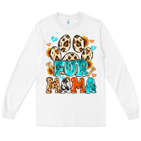 White fur mama Long Sleeve Tee - MaliasSmallBusiness