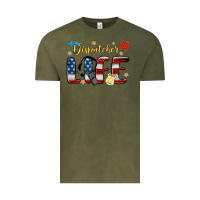 Vintage Olive dispatcher life Vintage Tee - MaliasSmallBusiness