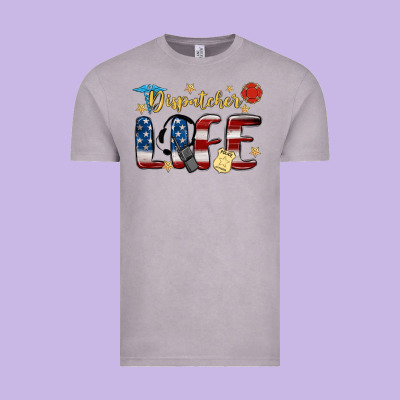 Dispatcher Life Vintage Tee Designed By Maliassmallbusiness