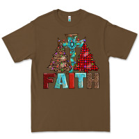 Cacao cross and christmas trees Premium Tee - AdoDesignShop