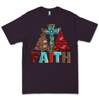 Plum cross and christmas trees Premium Tee - AdoDesignShop