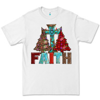 White cross and christmas trees Premium Tee - AdoDesignShop