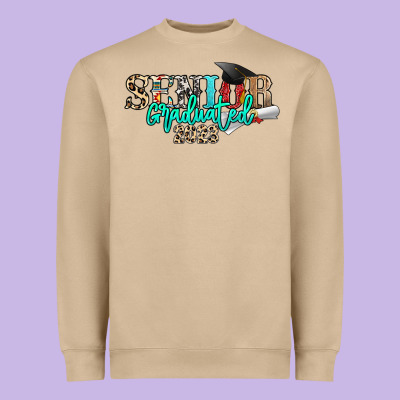 Senior Graduated 2023 Heavyweight Sweatshirt Designed By Nancycooperartshop