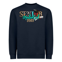 Navy senior graduated 2023 Heavyweight Sweatshirt - NancyCooperArtShop