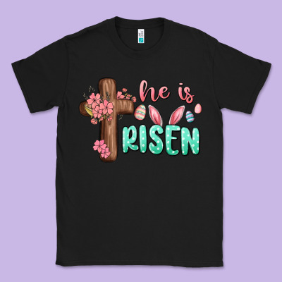 He Is Risen Classic Tee Designed By Maliassmallbusiness