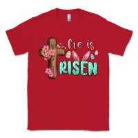 Red he is risen Classic Tee - MaliasSmallBusiness
