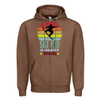 Chestnut ski kid like a regular kid but coolers Zipper Hoodie - Bettercallsaul