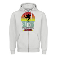 Ski Kid Like A Regular Kid But Coolers Zipper Hoodie | Teevron