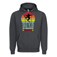 Smoke ski kid like a regular kid but coolers Zipper Hoodie - Bettercallsaul
