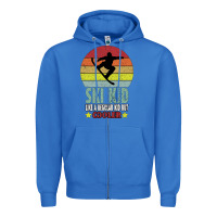 True Royal ski kid like a regular kid but coolers Zipper Hoodie - Bettercallsaul