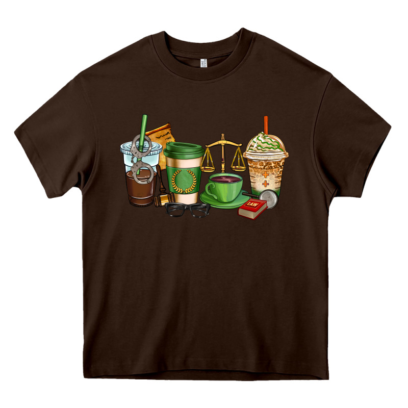Lawyer Coffee Cups Heavy Core Tee by AdoDesignShop | Teevron