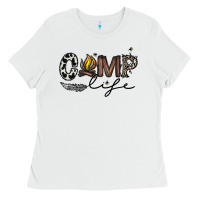 White camp life Ladies Tee - CowhideDigitalArt
