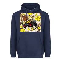 Navy softball crusher Heavyweight Hoodie - TumblerDesignByShophia