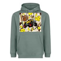 Sage softball crusher Heavyweight Hoodie - TumblerDesignByShophia