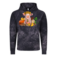 Cloud Black fall pig Vintage Hoodie - RanaPortraitStore