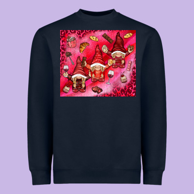 Gnomies With Food Heavyweight Sweatshirt Designed By Nancycooperartshop
