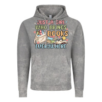 Cloud Rock just a girl who brings books everywhere Vintage Hoodie - MaliasSmallBusiness