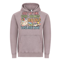 Vintage Zinc just a girl who brings books everywhere Vintage Hoodie - MaliasSmallBusiness