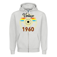 Dove Grey Vintage 1960 Zipper Hoodie - Bettercallsaul