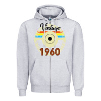 Heather Grey Vintage 1960 Zipper Hoodie - Bettercallsaul