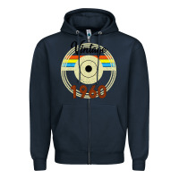 Navy Vintage 1960 Zipper Hoodie - Bettercallsaul