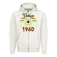 Oatmeal Heather Vintage 1960 Zipper Hoodie - Bettercallsaul