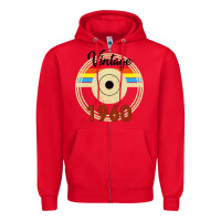 Red Vintage 1960 Zipper Hoodie - Bettercallsaul