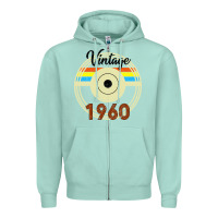 Seafoam Vintage 1960 Zipper Hoodie - Bettercallsaul