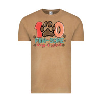 Vintage Camel 100 pawsome days of school Vintage Tee - MaliasSmallBusiness