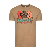 100 Pawsome Days Of School Vintage Tee | Teevron